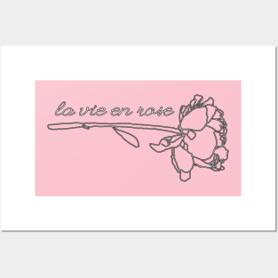 life in pink - la vie en rose Posters and Art